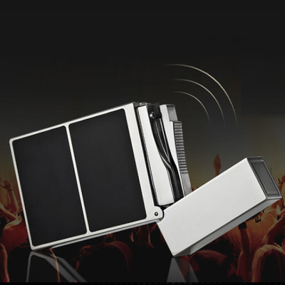 Vỏ Hột Quẹt Bật Lửa Ga Đá Upon D152T Sơn Mài Đen Kẻ Viền Ngang Viền Bạc