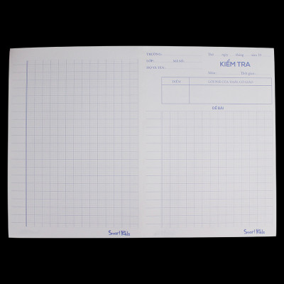 Giấy Kiểm Tra Khổ B5 Kẻ Ngang SK-Ep202