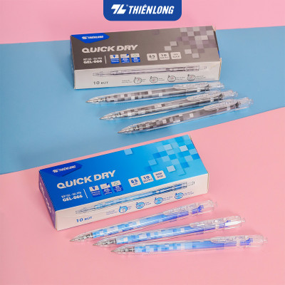 Bút gel Quick Dry Thiên Long GEL-066 - Premium Tip - Vật liệu tái chế