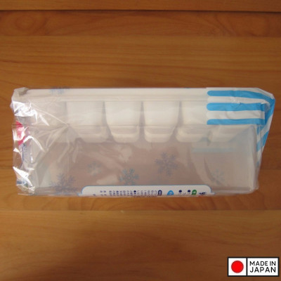 Khay đá Yukipon Cube 12 viên kèm khay trữ đá - Hàng Nội Địa Nhật Bản