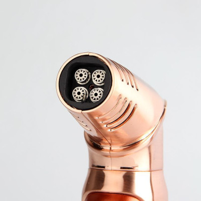 Vỏ Hộp Quẹt Bật Lửa Khò 4 Tia Jobon ZB-393, Có Chế Độ Rảnh Tay Tiện Lợi - Dùng Gas Cao Cấp ( Nhiều Màu)