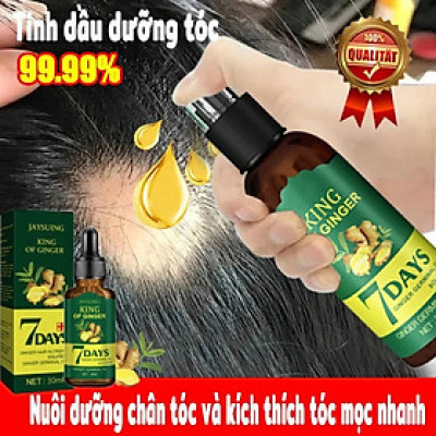 Mọc Tóc Mạnh Mẽ với Tinh Dầu Xịt ELHOE: Tinh Chất Nhân Sâm và Gừng Tươi Hiêu Qủa Sau 7 Ngày