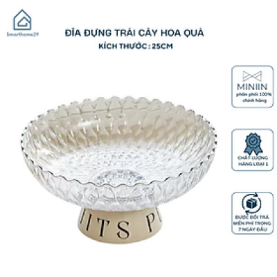 Khay Đựng Bánh Kẹo, Hoa Quả Có Nắp Đậy Và Đế Thoát Nước Tiện Dụng - Có Thể Đựng Bánh Kẹo, Trang Trí Ngày TẾt - HÀNG CHÍNH HÃNG MINIIN