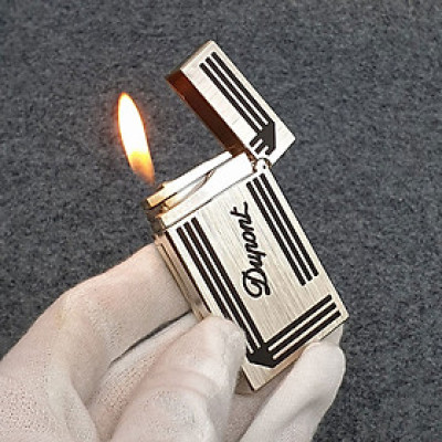 Vỏ Hột Quẹt Bật Lửa Upon Gas Đá D130T Họa Tiết Gấp Cạnh Đẹp Độc Lạ - Dùng Gas Đá Cao Cấp