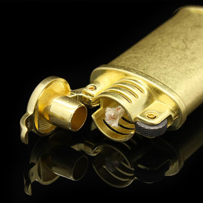 Vỏ Hột Quẹt Bật Lửa Xăng Đá Zorro/ Kuboy KZ520 Có Buồng Chắn Gió Nắp Giữ Xăng Tốt