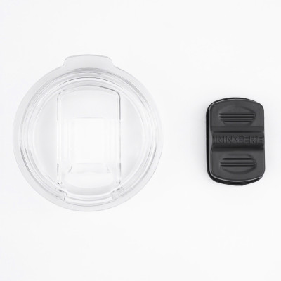 Ly Giữ Nhiệt Nắp Trượt Chống Tràn Rinfere - Tặng Kèm Ống Hút Không Gỉ, Dụng Cụ Vệ Sinh Ông Hút (590ml)