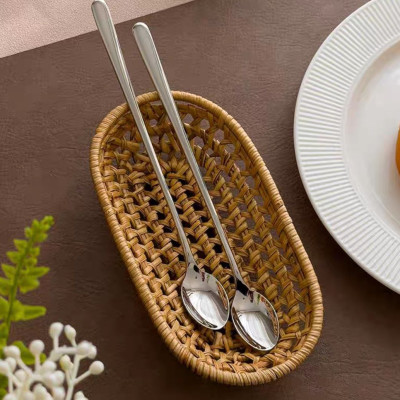 combo thìa muỗng cà phê khuấy đồ uống inox cao cấp - dài 24cm