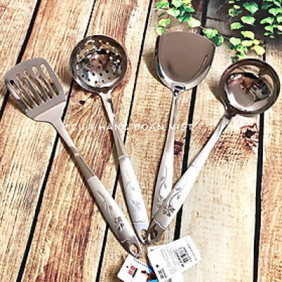 [MỚI] Bộ Vá Sạn Inox Cán Bông Sắc Sảo. Chuyên phục vụ Sp Gia dụng, Khuôn làm bánh, Dụng cụ học Sinh, Nhà hàng, Quán ăn,