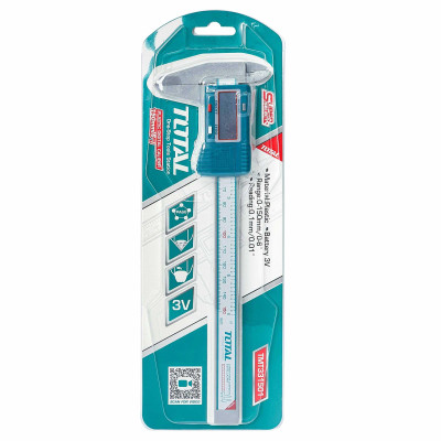 THƯỚC KẸP ĐIỆN TỬ THÂN NHỰA TOTAL TMT331501 - HÀNG CHÍNH HÃNG