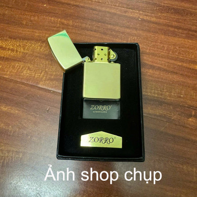 Vỏ Hột Quẹt Bật Lửa Xăng Đá Zorro ZCX-041 Chất Liệu Đồng Nắp Giữ Xăng Cực Khít Dùng Xăng Ippo
