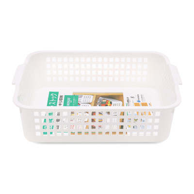 Giỏ nhựa đựng đồ Inomata đa năng màu trắng cỡ Lớn NHẬT BẢN