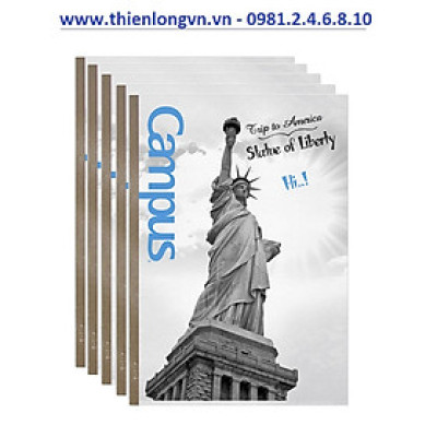 Lốc 5 quyển vở kẻ ngang Landscape 80 trang B5 Campus NB-BLAS80 Mỹ