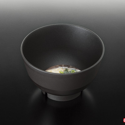 Bát nhựa tròn Nakaya Sujime Ø11.5cm - Màu nâu - Hàng nội địa Nhật Bản nhập khẩu chính hãng