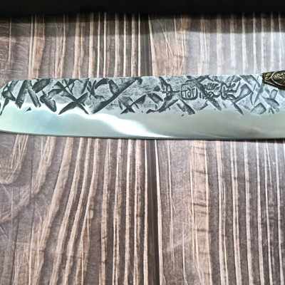 DAO BẾP - DAO THÁI HOA VĂN KHÂU ĐỒNG MÃ A8 DT157 NT topcomshop vn