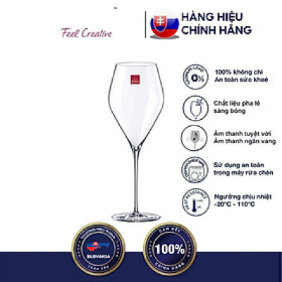 Bộ 2 ly pha lê uống vang Rona 700 ml Slovakia Czech Republic