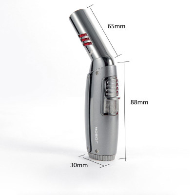 Vỏ Hột Quẹt Bật Lửa Gas Jobon ZB-597 Khò Mỏ Vịt 1 Tia Chỉnh Gas Dễ - Nhiều Màu