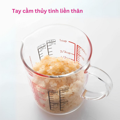Ca đo lường thủy tinh Hario 200ml (CMJW−200)