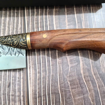 DAO BẾP - DAO THÁI HOA VĂN KHÂU ĐỒNG MÃ A5 DT157 NT topcomshop vn