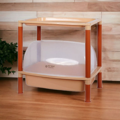 KỆ CHÉN BÁT ĐĨA  1 / 2 / ,3 TẦNG CÓ NẮP ĐẬY - KỆ LỒNG CÓ NẮP ĐẬY KÍN CHỐNG BỤI VÀ CÔN TRÙNG TIỆN LỢI