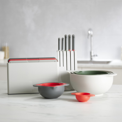 Joseph Joseph - Bộ thớt cao cấp DUO 3-piece Chopping Board Set Grey 001730