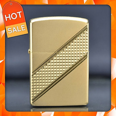 Vỏ Hột Quẹt Bật Lửa Xăng Đá Zorro Z92006B Họa Tiết Chéo - Dùng Xăng Bấc Đá Cao Cấp