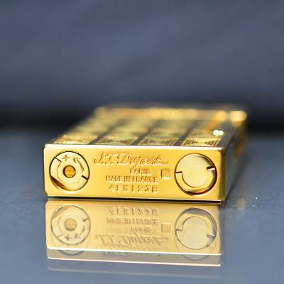 Vỏ Hột Quẹt Bật Lửa Gas Đá S.T Upon D59V Thiết Kế Họa Tiết Ô Vuông 3D Độc Đáo - Dùng Gas Đá Cao Cấp