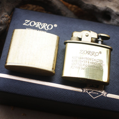 Vỏ Hột Quẹt Bật Lửa Xăng Đá Zorro Z507 Thiết kế đẹp độc lạ - dùng xăng bấc đá cao cấp