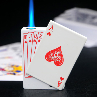 Vỏ Hột Quẹt Bật Lửa Hình Lá Bài K Cơ, Át Cơ Loại Xịn Cầm Chắc Tay