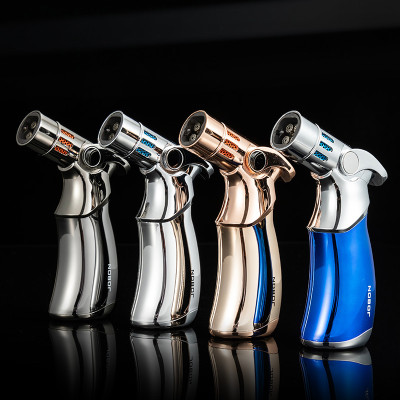 Vỏ Hột Quẹt Bật Lửa Gas Jobon ZB-659 Khò 4 Tia Cực Mạnh Vòi Nghiêng An Toàn, Tiện Lợi