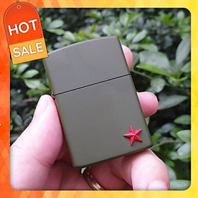 Vỏ Hột Quẹt Bật Lửa xăng đá Zorro Z91256B thiết kế nhỏ gọn tiện dụng màu xanh - dùng xăng bấc đá cao cấp