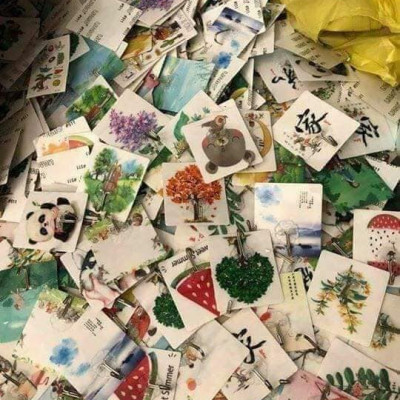 COMBO 50 MÓC DÁN TƯỜNG 3D