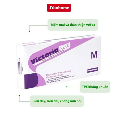 Hộp 100 Găng Tay Nilon Làm Bếp – Bao Tay TPE Kháng Khuẩn, Dùng 1 Lần Vệ Sinh - HÀNG CHÍNH HÃNG MINIIN