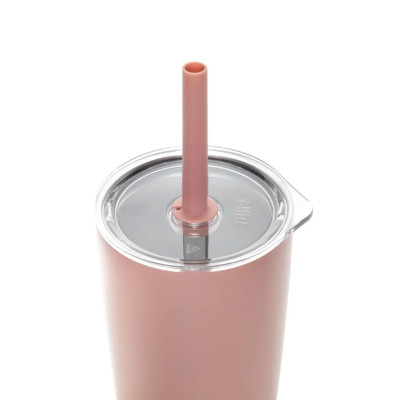 MiiR - Ly giữ nhiệt Tumbler Kèm Ống Hút - Màu Xanh Sương Mai/ Hồng Gỗ- 473ml