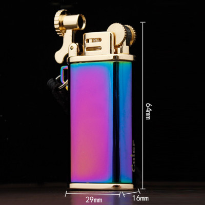 Vỏ Hột Quẹt Bật Lửa Xăng Đá Chief CF205 Thiết Kế Đẹp Độc Lạ 3 Màu Sang Trọng - Dùng Xăng Bấc Đá Cao Cấp