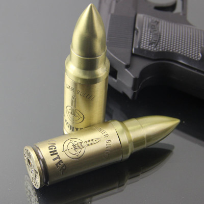 Vỏ Hột Quẹt Bật Lửa khò gas 1 tia cực mạnh BULLET thiết kế đẹp độc lạ nhỏ gọn - dùng gas cao cấp