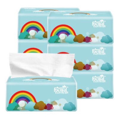 Thùng giấy ăn cầu vồng 30 gói