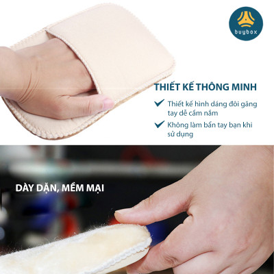 Găng tay đánh bóng giày và vệ sinh giày, làm sạch giày, ghế sofa và các vật dụng bằng da - Buybox - BBPK250
