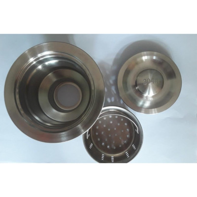 LỌC RÁC CHẬU RỬA CHÉN PHI 110 INOX 304 CHỐNG RỈ (ĐÃ CÓ NẮP ĐẠY)