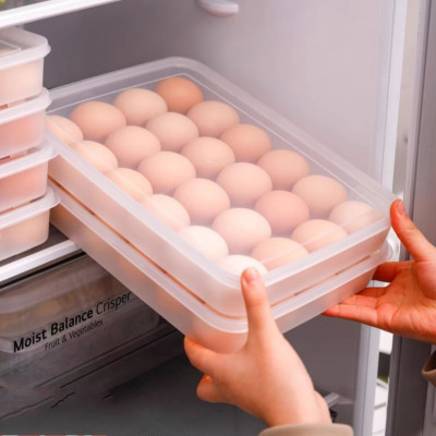 combo khay đựng trứng 24 quả có nắp đậy tiện dụng cao cấp