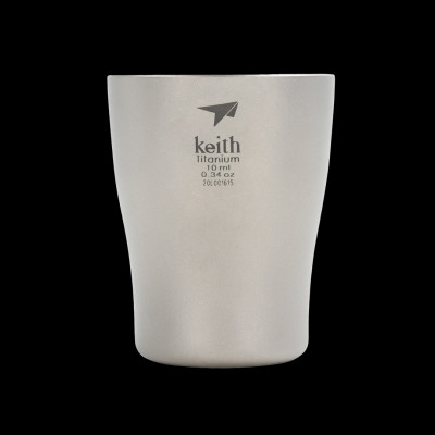 Bộ cốc uống rượu Titanium Wine Cup 10ml KEITH Ti9304 10ml (Bộ 2 chiếc)