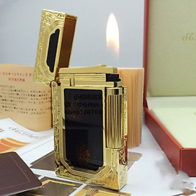 Vỏ Hột Quẹt Bật Lửa Upon D35V Họa Tiết Sơn Mài Kim Tuyến Sang Trọng Tiếng Kêu Hay - Dùng Gas Đá Cao Cấp