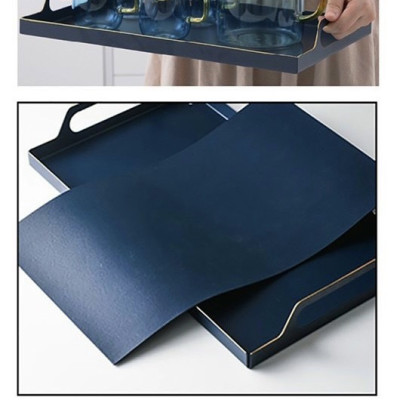 KHAY ĐỰNG CỐC CHÉN MÀU XANH CỔ VỊ CÓ CHỐNG TRƠN TRƯỢT