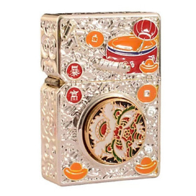 Vỏ Hột Quẹt Bật Lửa Xăng Đá Zorro Z-KJ10253C Ruột Bằng Đồng Khắc Họa Tiết Đẹp Độc Lạ