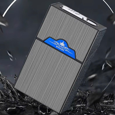 Hộp Đựng Nguyên Bao Kèm Bật Lửa Sạc Điện Hồng Ngoại – Sang Trọng, Độc Đáo, Tiện Lợi