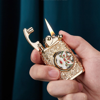 Vỏ Hột Quẹt Bật Lửa Xăng Đá Zorro Z592-618 Mở Nắp Đánh Lửa Tự Động