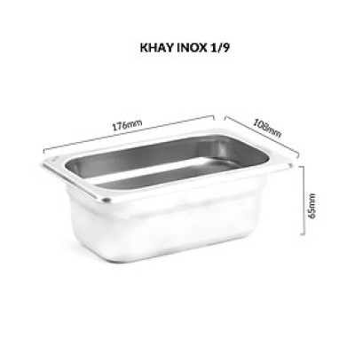 Khay Inox đựng thực phẩm, khay đựng thức ăn buffet  đủ size - inox 201 (	364184/364185/364186/364189/364191/364193/364195/364197/364199/364702/364704/364706/364708/364187)