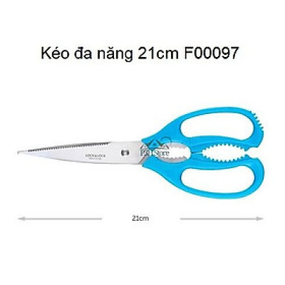 Kéo cắt thịt nướng Lock&Lock kéo nhà bếp bền đẹp sắc bén tiện dụng