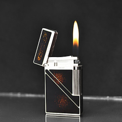 Vỏ Hột Quẹt Bật Lửa Upon Gas Đá D213T Họa Tiết Sơn Mài Kim Tuyến In logo Đẹp Độc Lạ - Dùng Gas Đá Cao Cấp