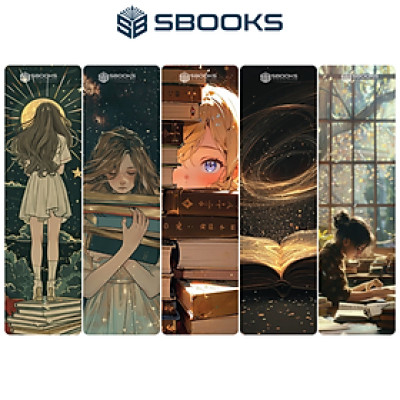 5 Cái Bookmark Kẹp Sách, Dấu Trang Hoạ Tiết Sách Amazing - SBOOKS