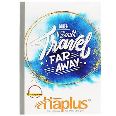 Vở Haplus Chill Kẻ Ngang 120 Trang 5792 (Mẫu Bìa Tập Bên Trong Là Ngẫu Nhiên)